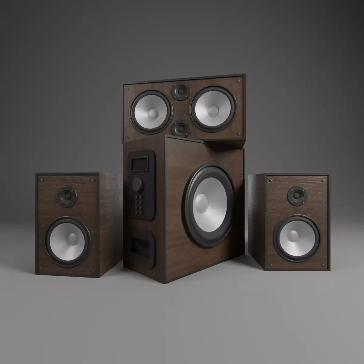 Speaker system - system - system - system 3D model