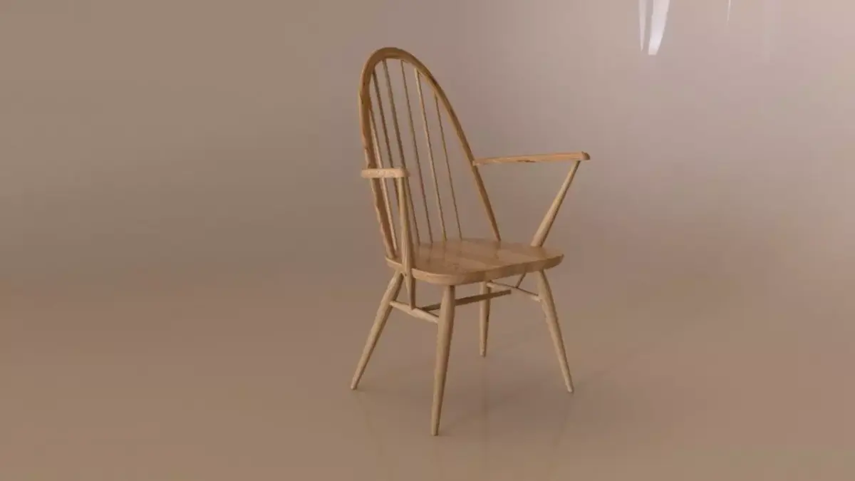 Modern armchair  3D model Free 3D model