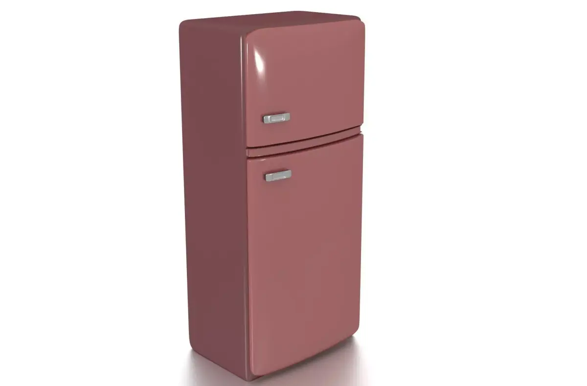 Fridge refrigerator Free low-poly 3D model get