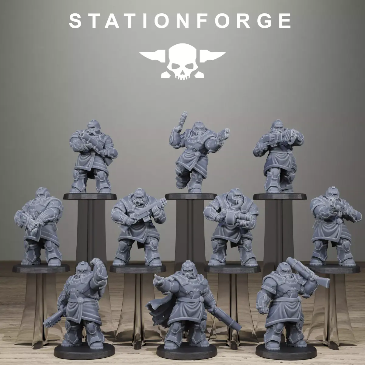 Grimguard Skull Wardens 3D print model