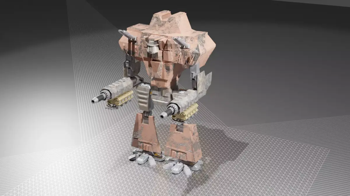 Fallen Titan 3D model
