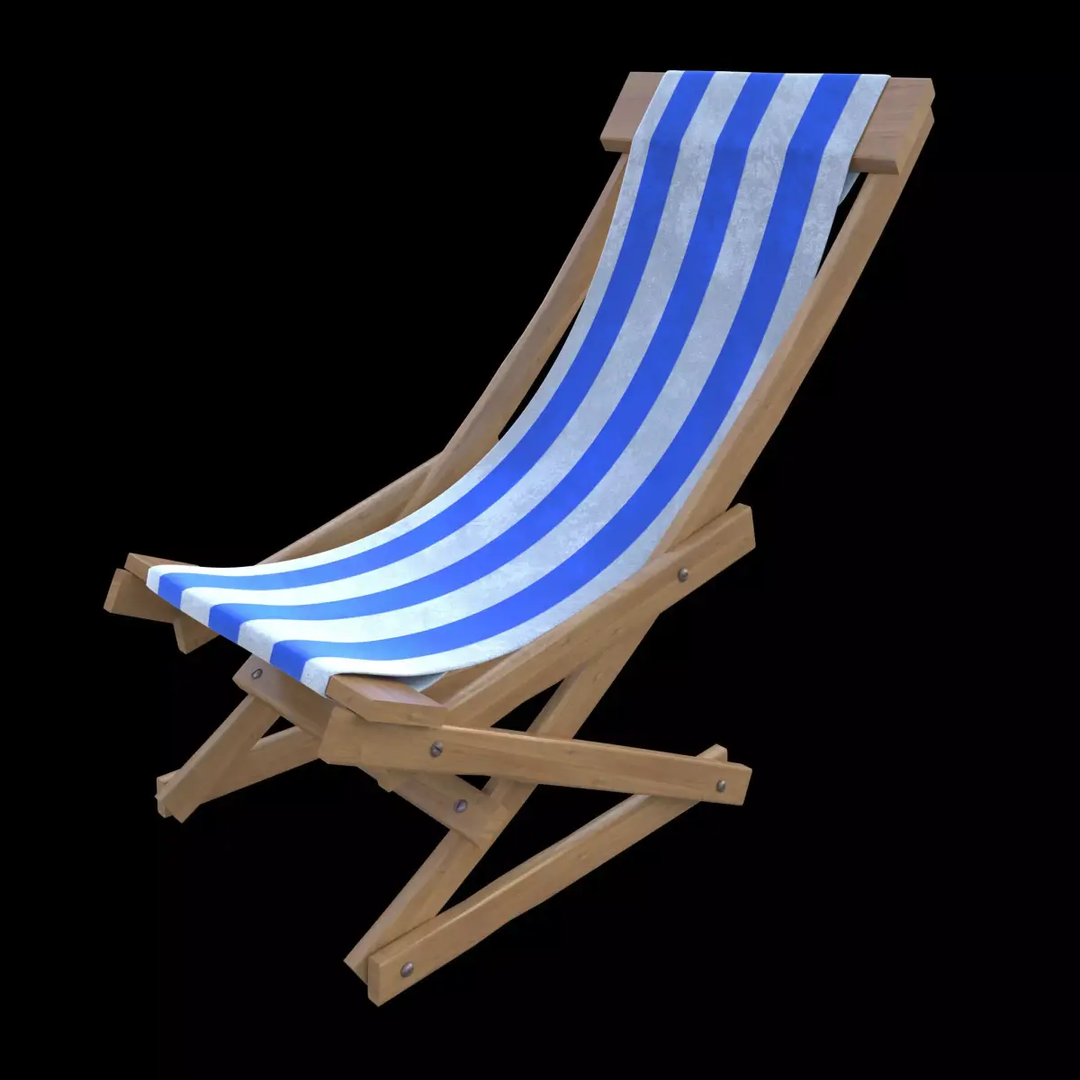  beach chair Free 3D model