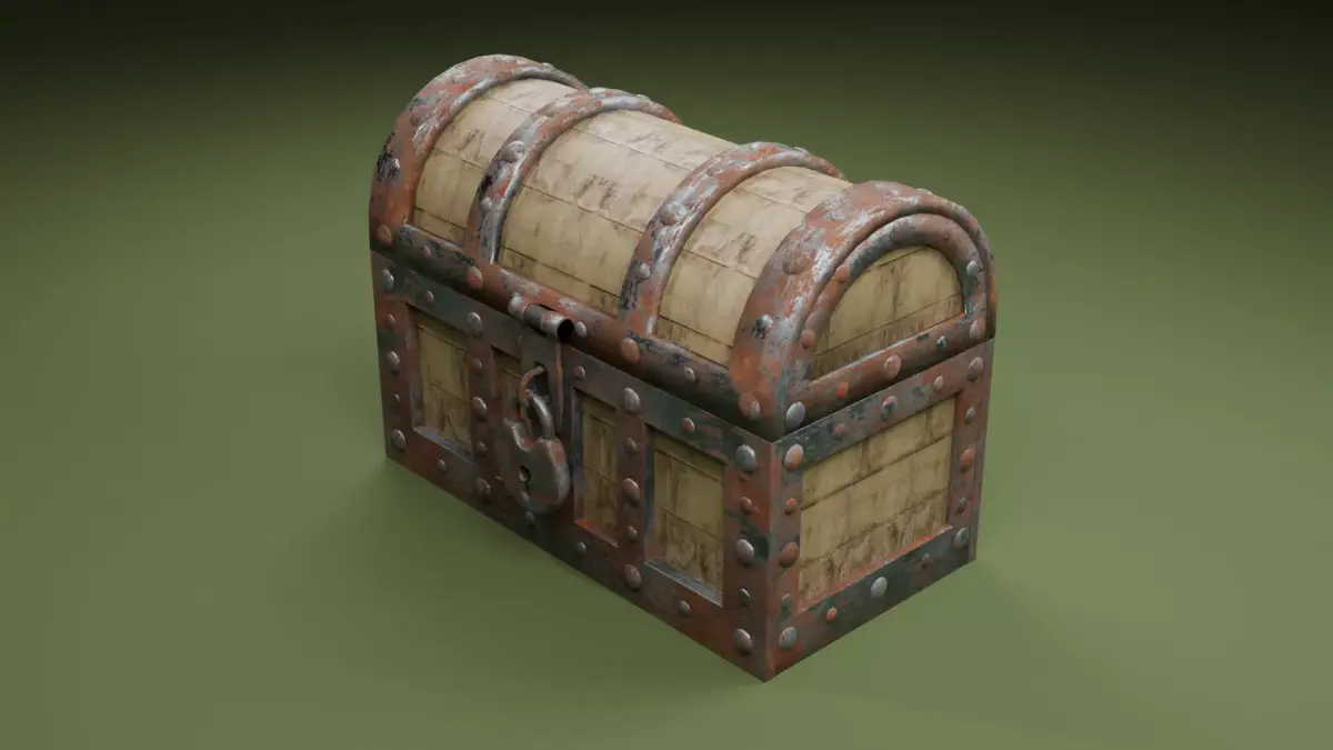 Treasure chest Free 3D model