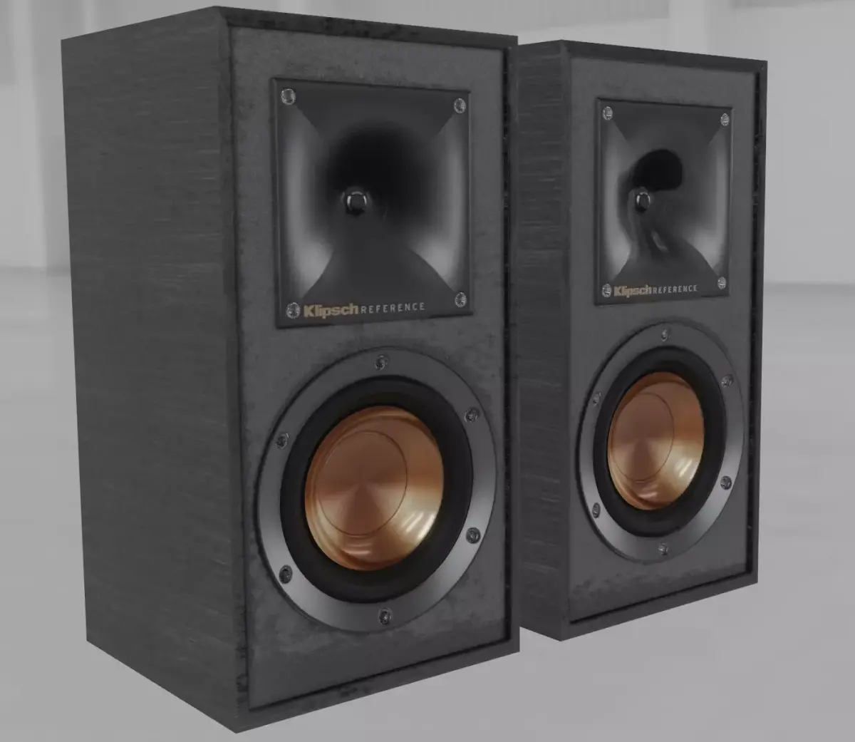 Speakers Bookshelf  Klipsch Reference Low-poly 3D model