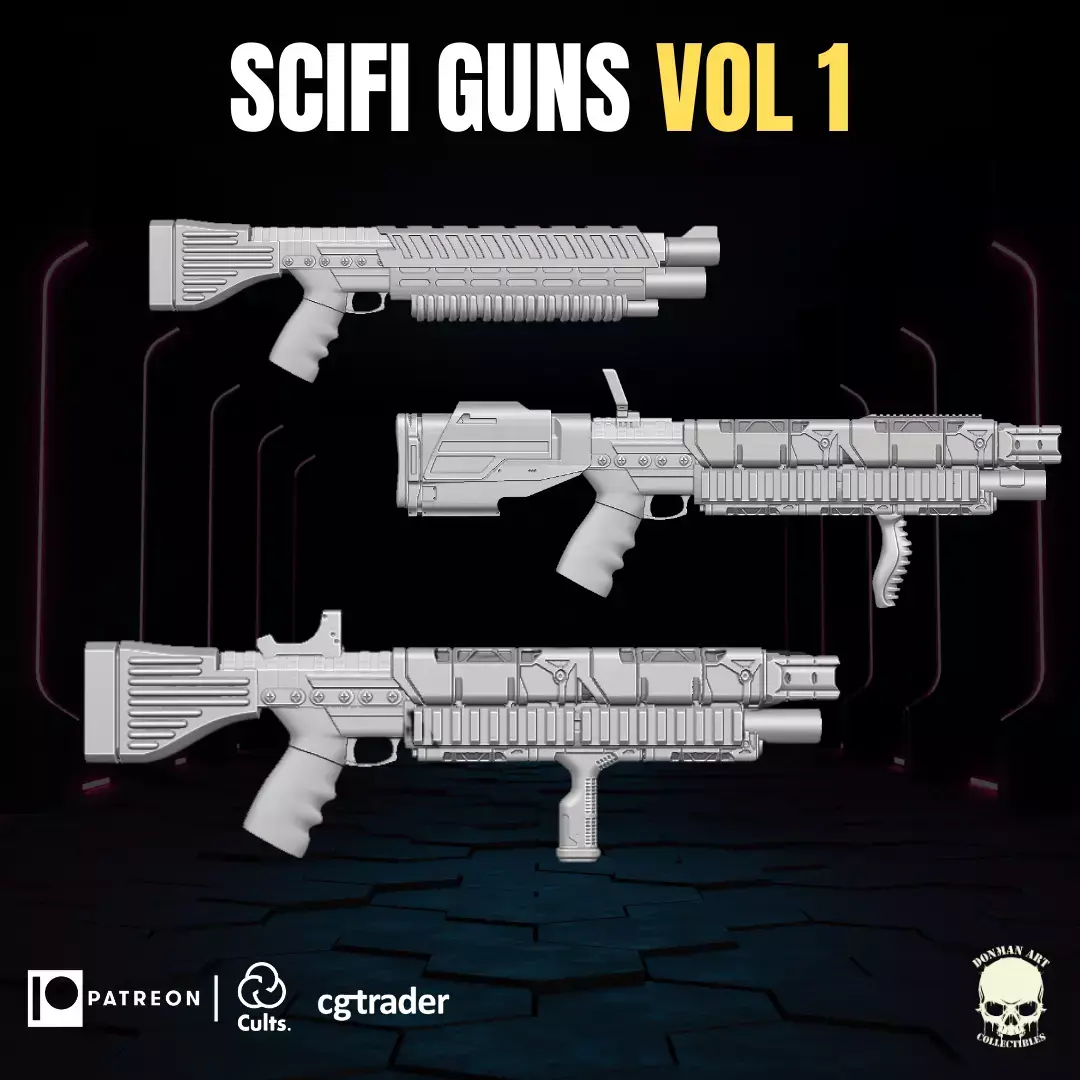 SciFi Kit 3D printable file for Action Figures 3D print model purchase