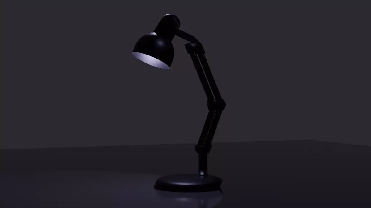 Adjustable Desk Lamp Free 3D model