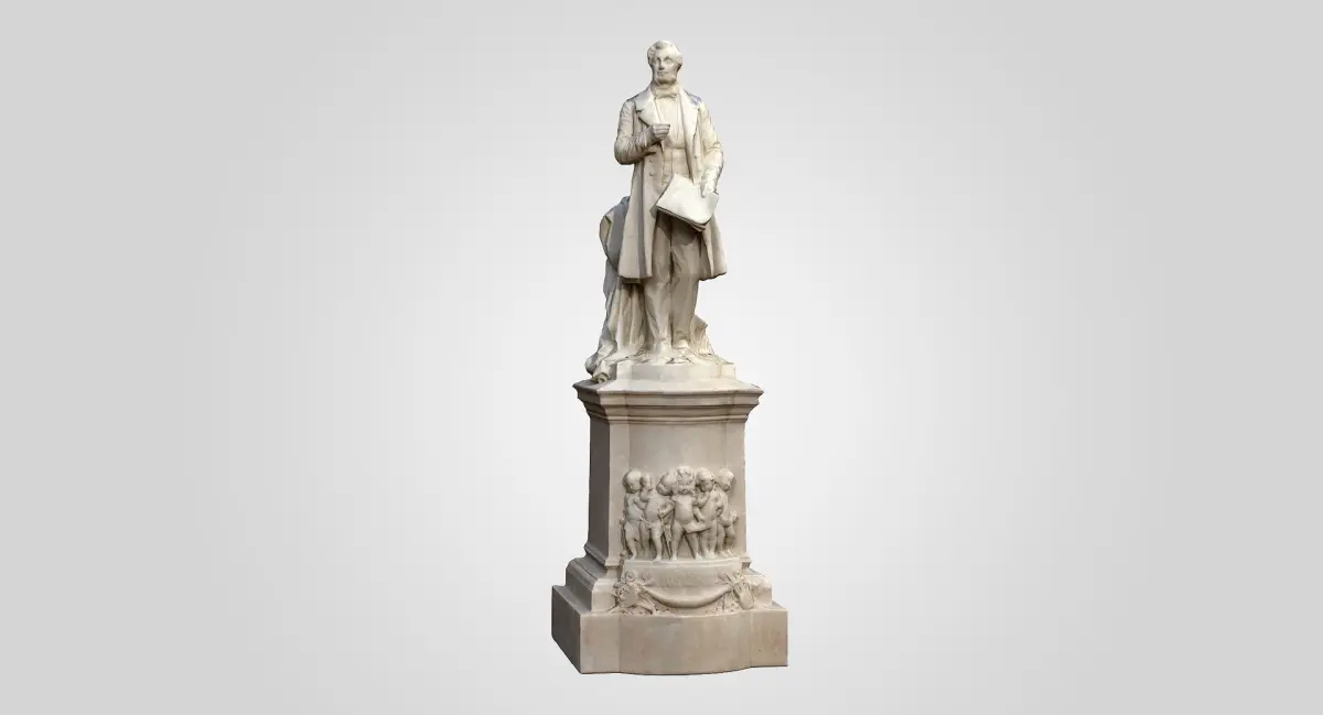 Albert Lortzing Monument 3D model