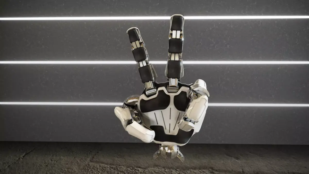 P-4WP Hand 3D model