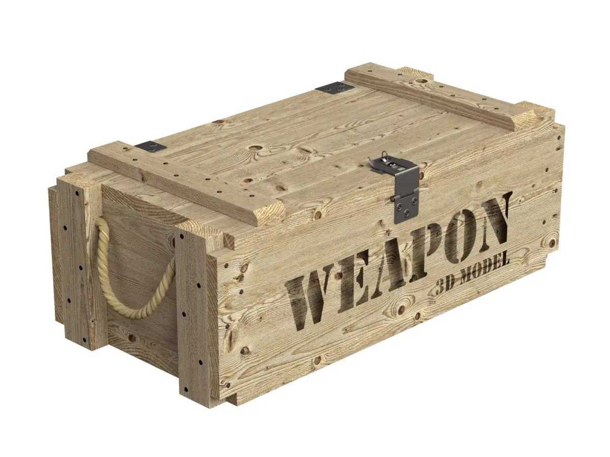 Weapon Crate 3D model purchase