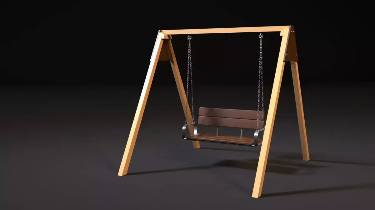Swing Bench 3D model purchase