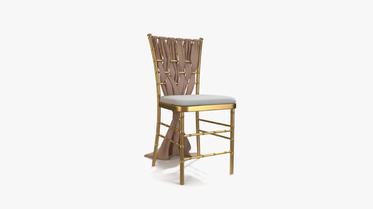 Event Chiavari Chairs Gold 3D model
