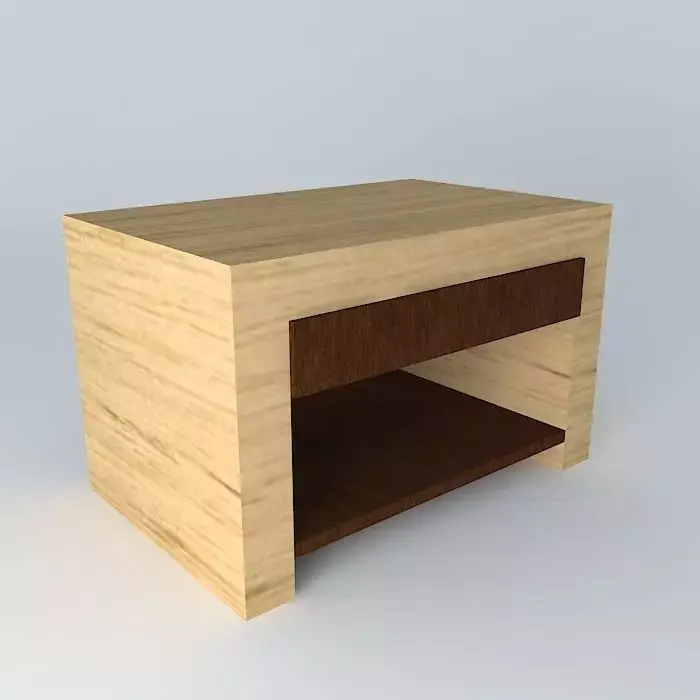 bedside table nightstand Free 3D model