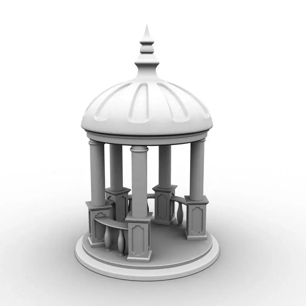 Pavilion gazebo Free 3D print model