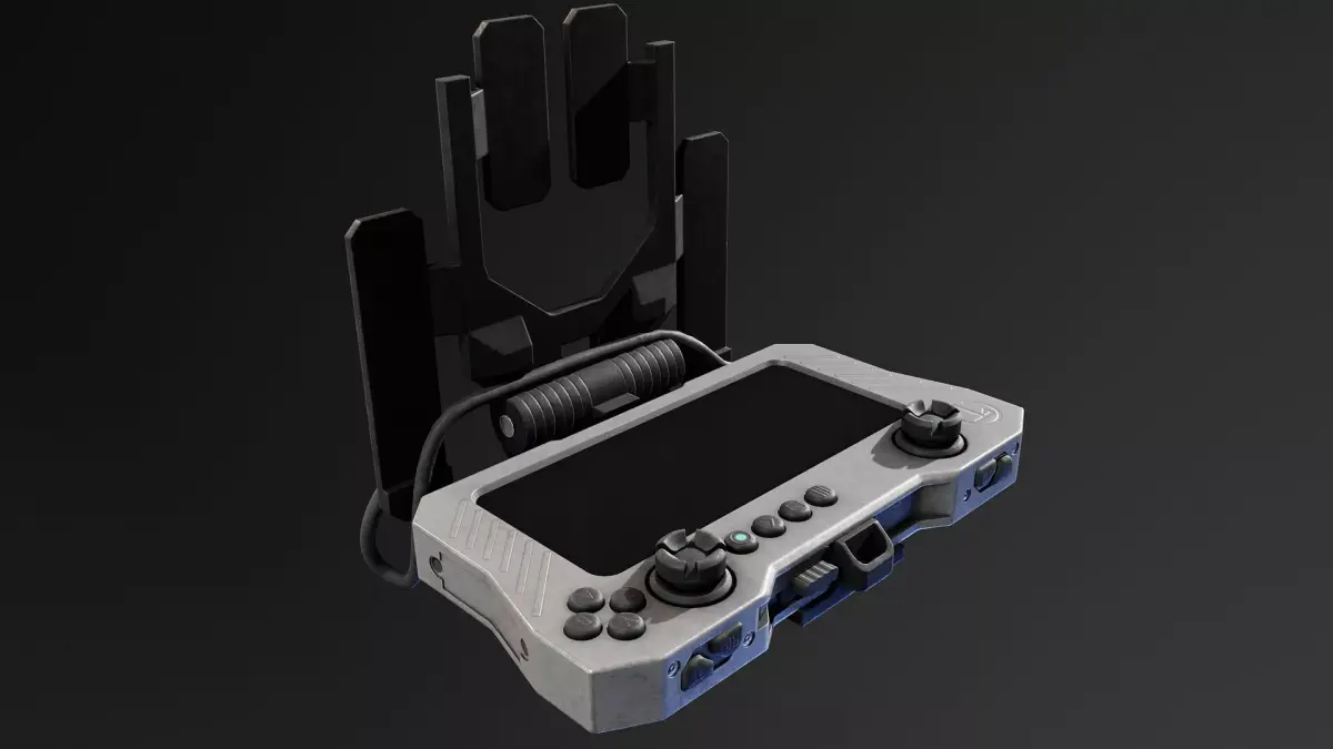 Tomahawk S20 GRIP Controller Low-poly 3D model