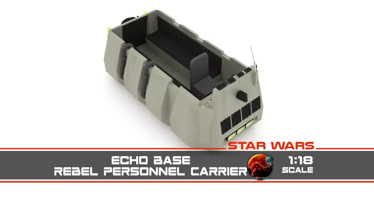 Echo Base Rebel Personnel Carrier 1-18 scale Hasbro Kenner 3D print model