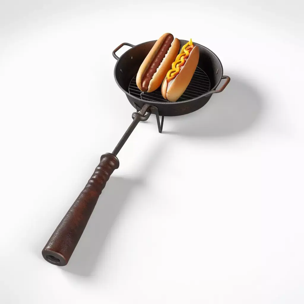 Outdoor Camping Hot Dog Grill 3D model