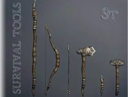 Survival tools pack 3D model