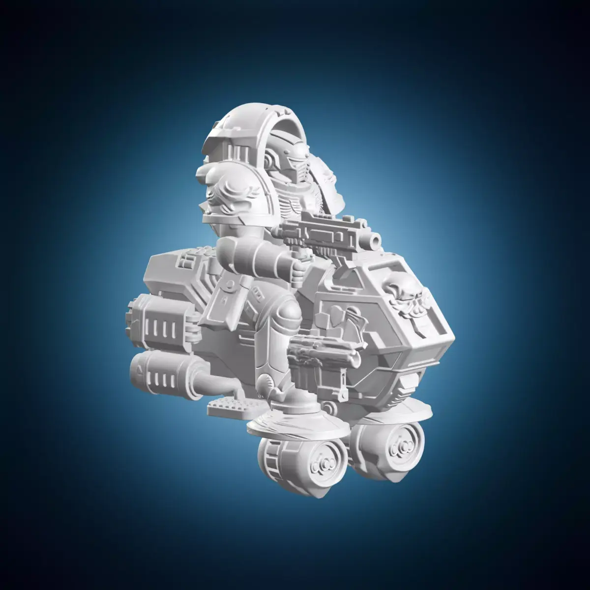 Space Marine Hover Bike 3D print model