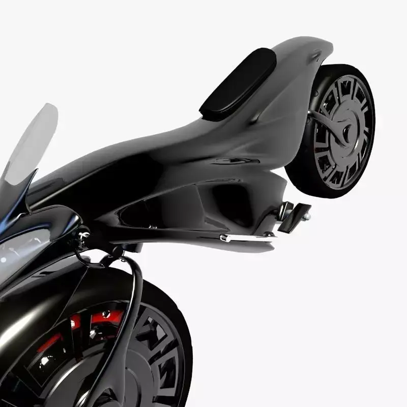 Concept Motorcycle 3D model buy