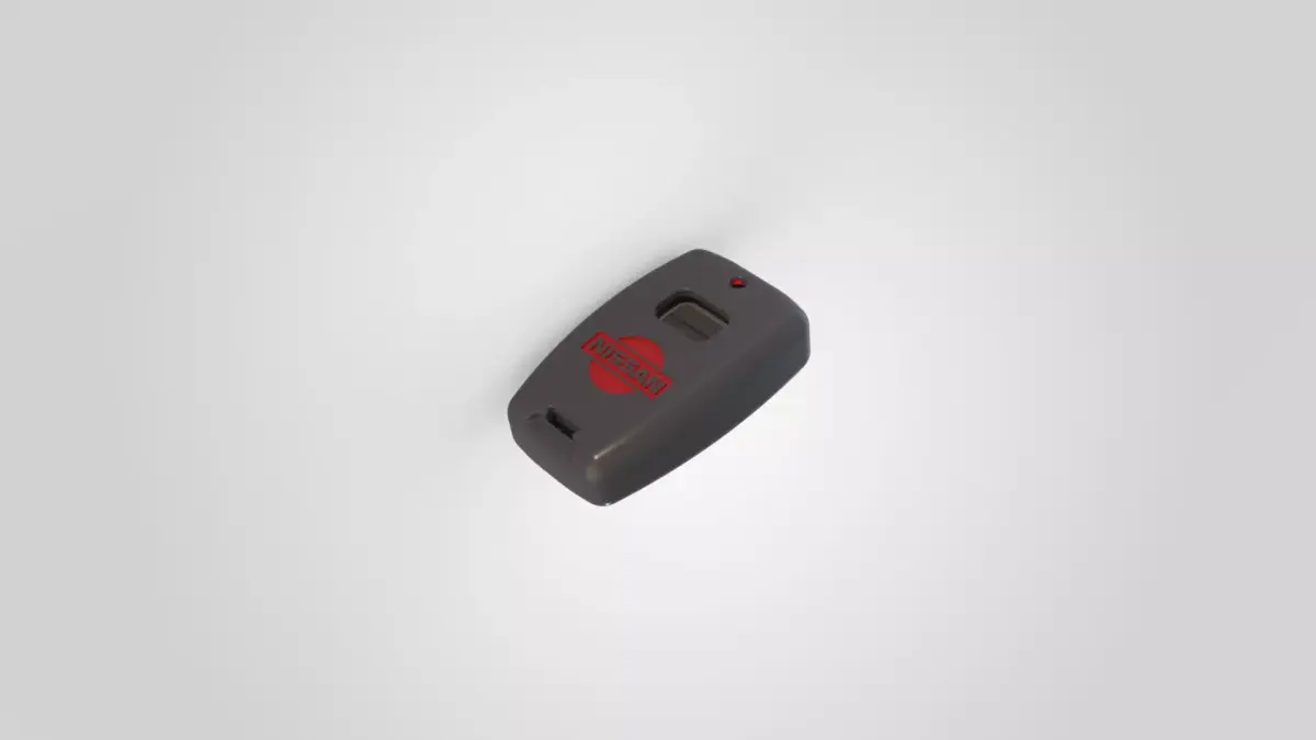 Automotive key fob 3D model