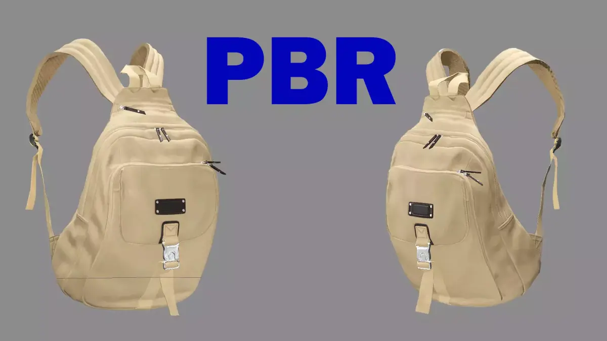Backpack Camping Handle bag 04 Low-Poly 3D Model Low-poly 3D model