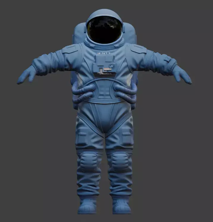 Realistic Astronaut Space Suit 3D model buy