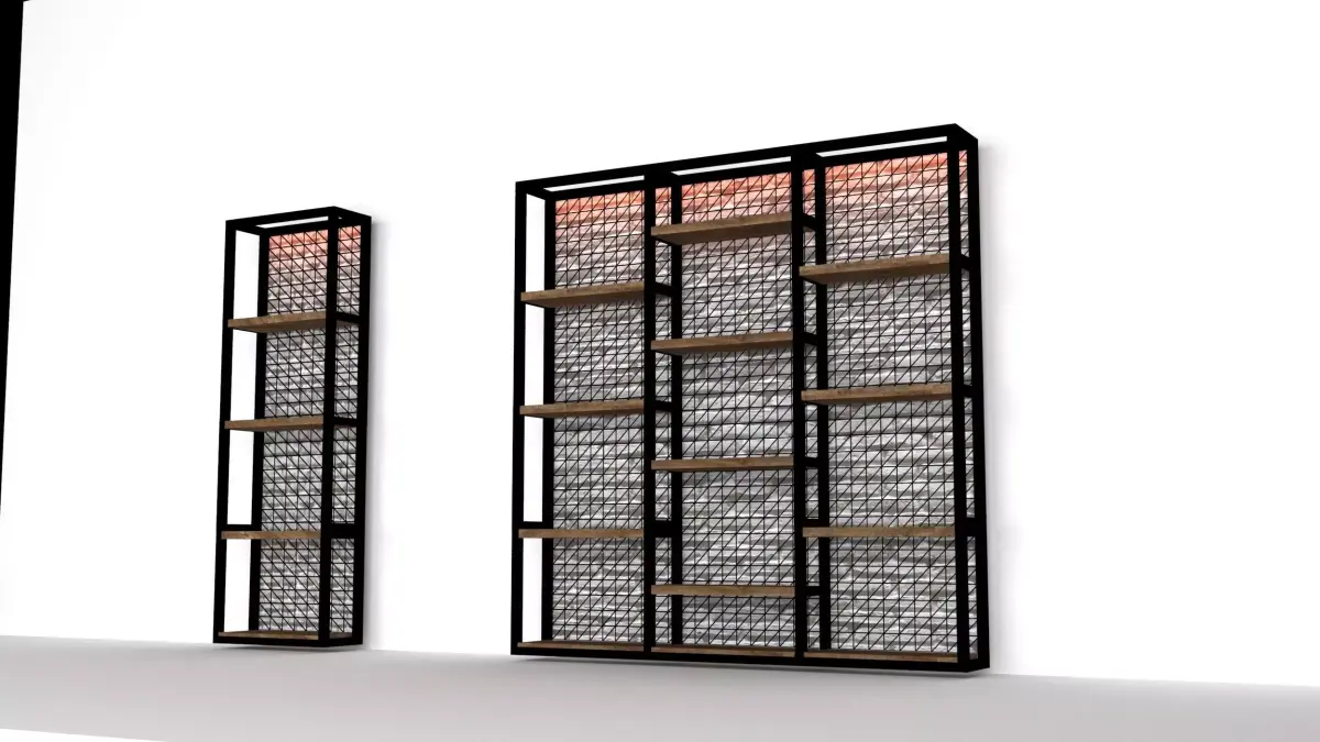 rack metal back wire coating Free 3D model