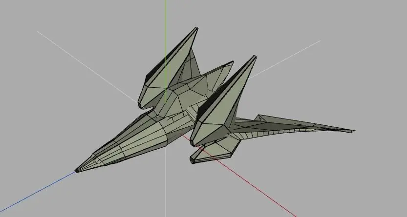Star Fox Arwing Layo 3D model