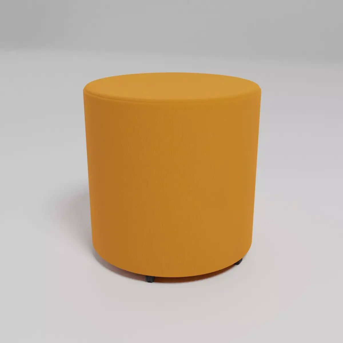 MIX - rounded pouf with castors - Free 3D model