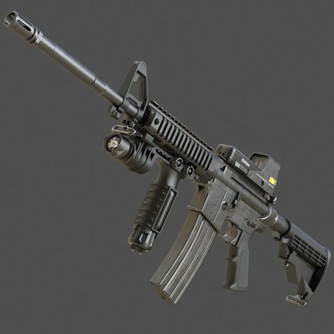 M4 Carbine 01 3D model