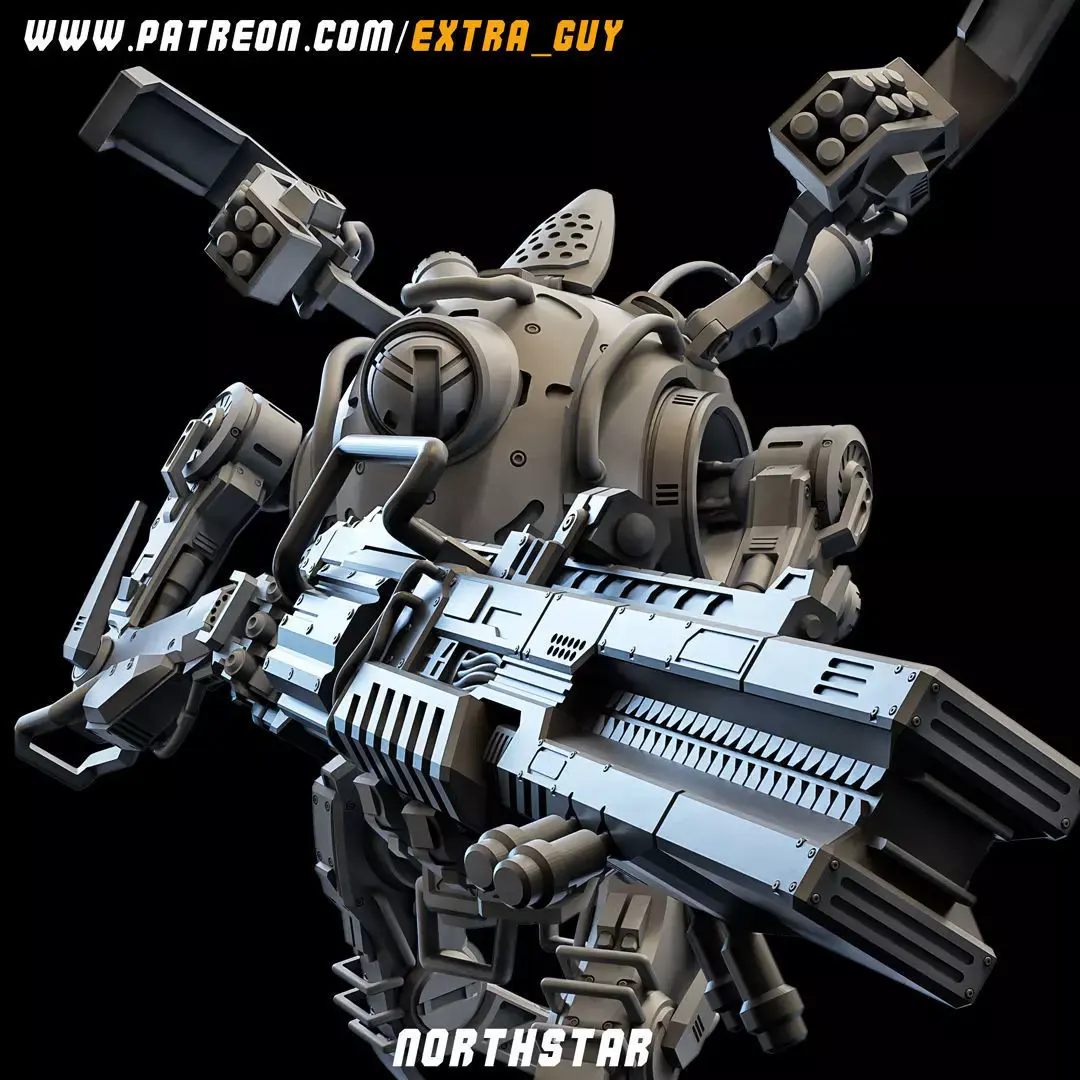 Titanfall Northstar 3dPrintable  75mm 3D print model
