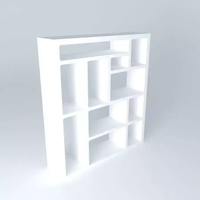 Mediterranean bookshelf estante Mediterranean Free 3D model