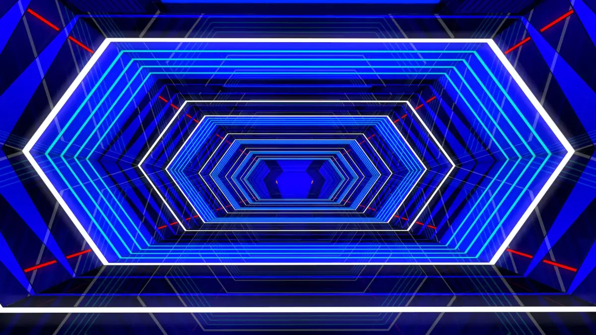 Sci Fi Corridor Futuristic 3D model get