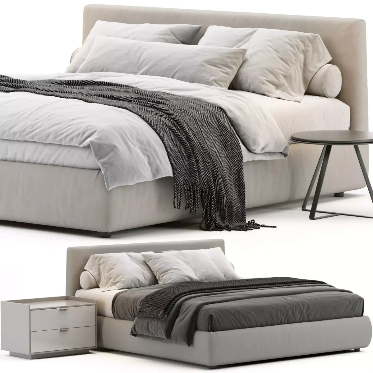 Merkurio Bed 3D model purchase