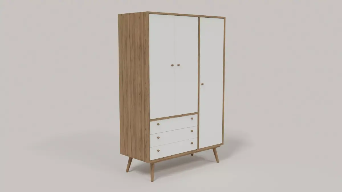 Retro Cabinet Free 3D model