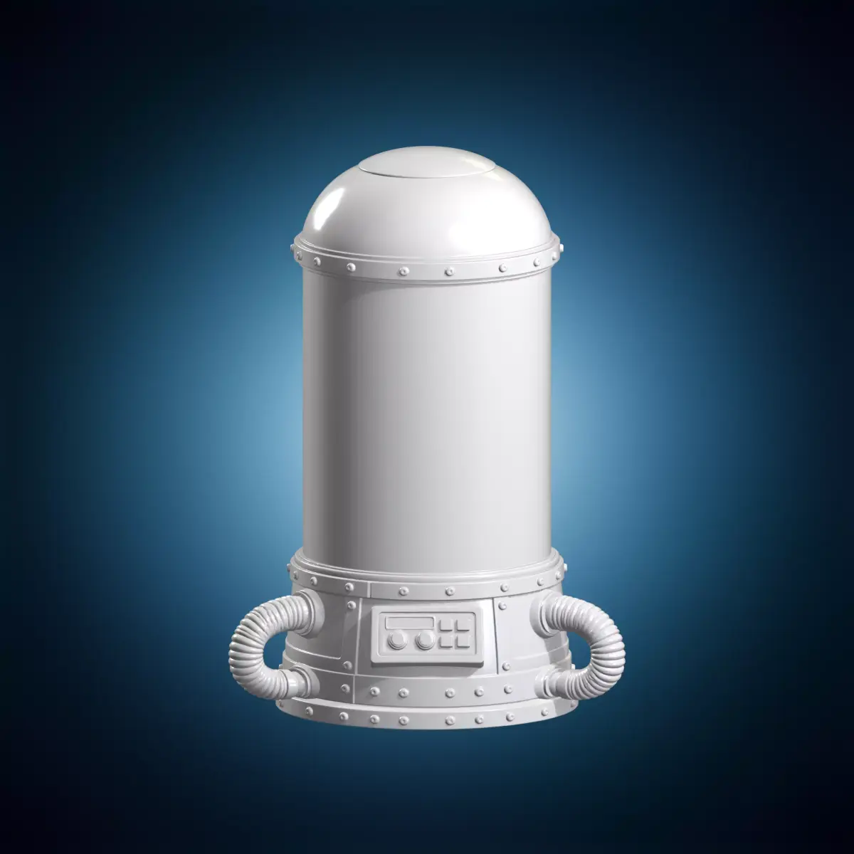 Cryogenic Chamber Sci-Fi 3D Print Model 3D print model