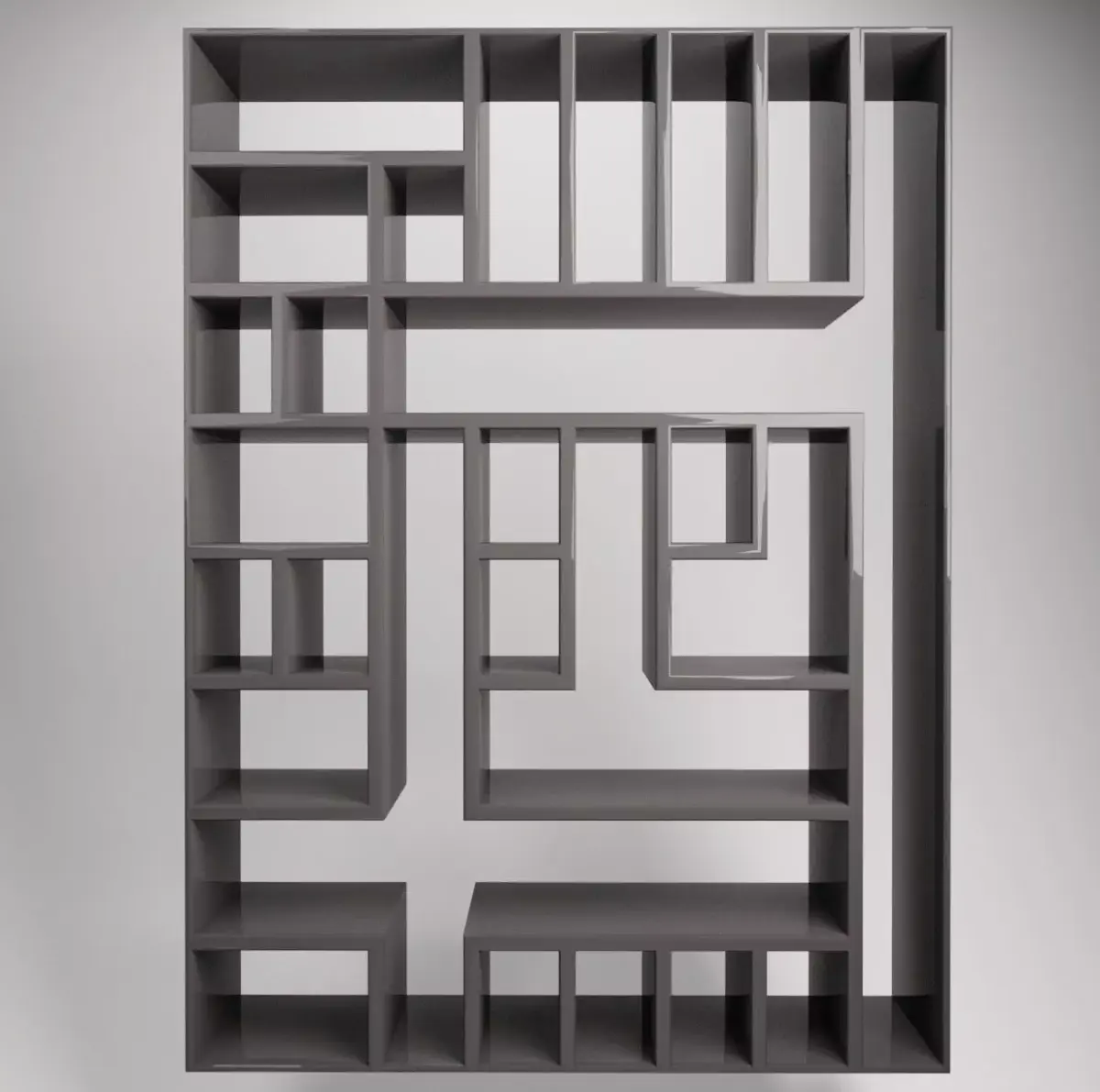 Shelf furniture Free low-poly 3D model