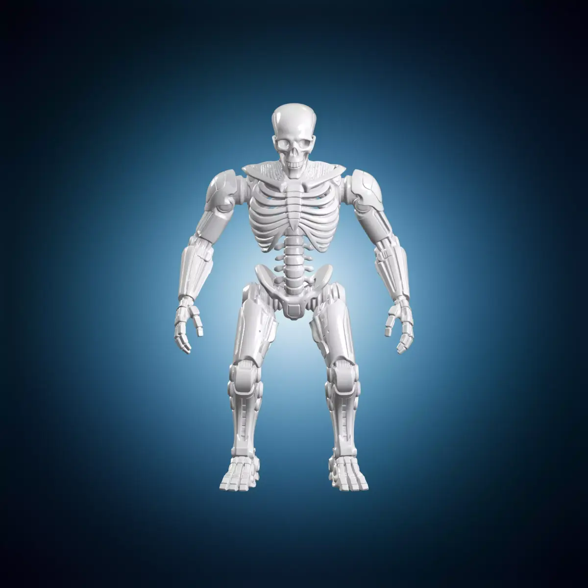 Necron Warrior 3D Print Model 3D print model