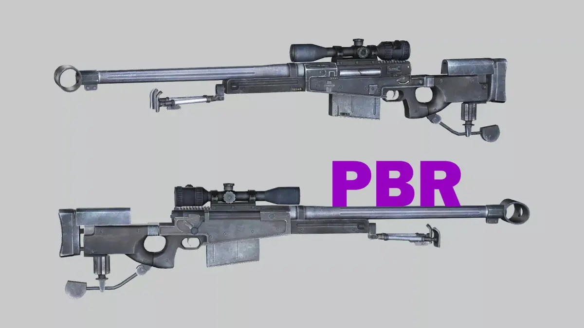 Sniper Denel 2NTW-20 Low-Poly 3D Model Low-poly 3D model purchase