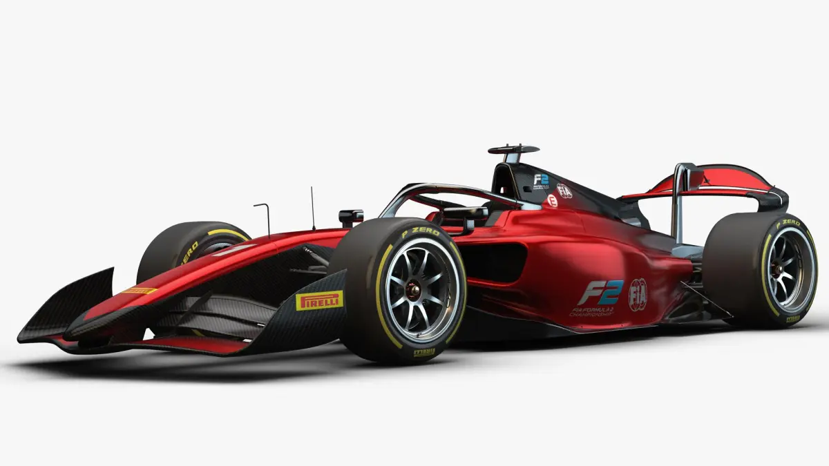 Dallara F2 2024 Template for Livery 3D model