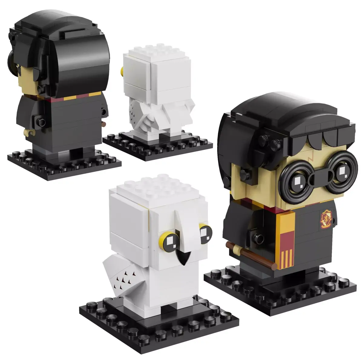 Lego Brickheadz - 41615 Harry Potter and Hedwig 3D model