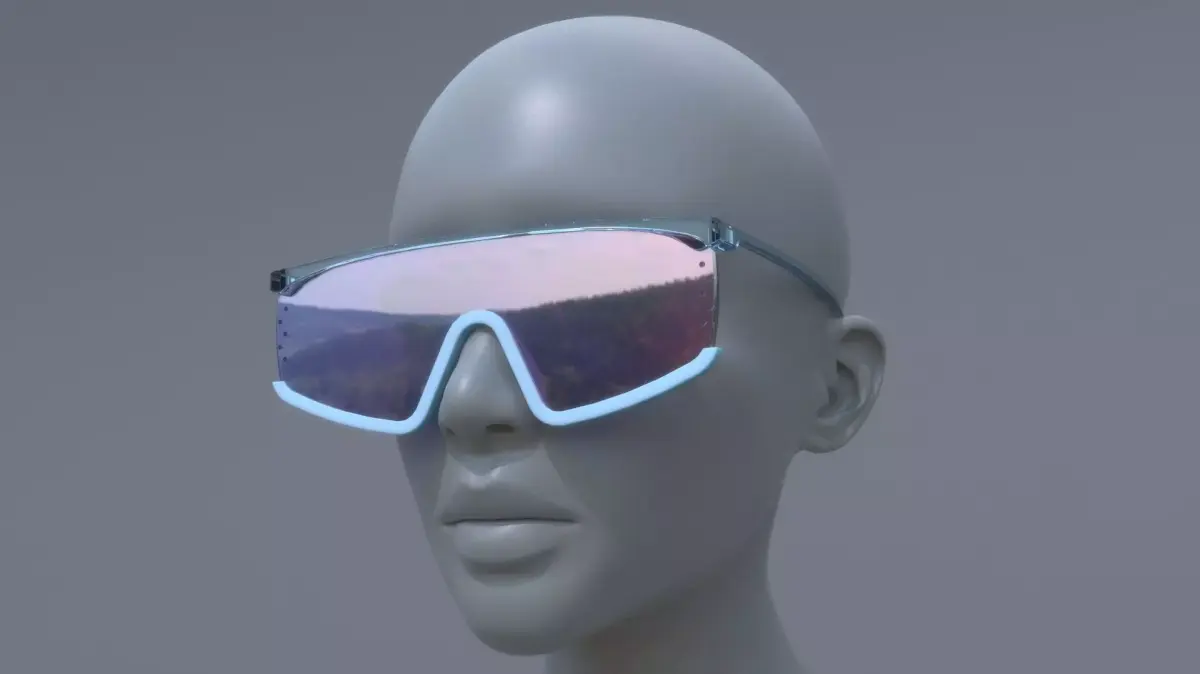 KENZO style fashion glasses 3D model