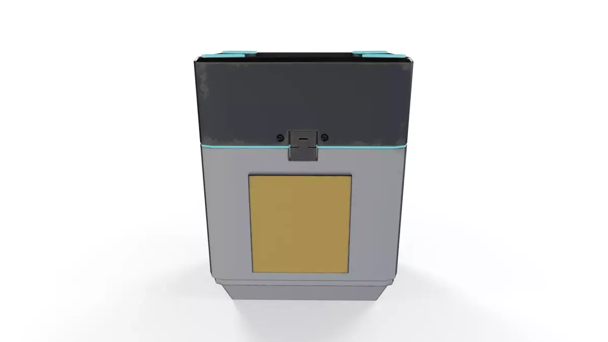 Sci-Fi Storage Loot Crate 04 - PBR Game Ready Low-poly 3D model