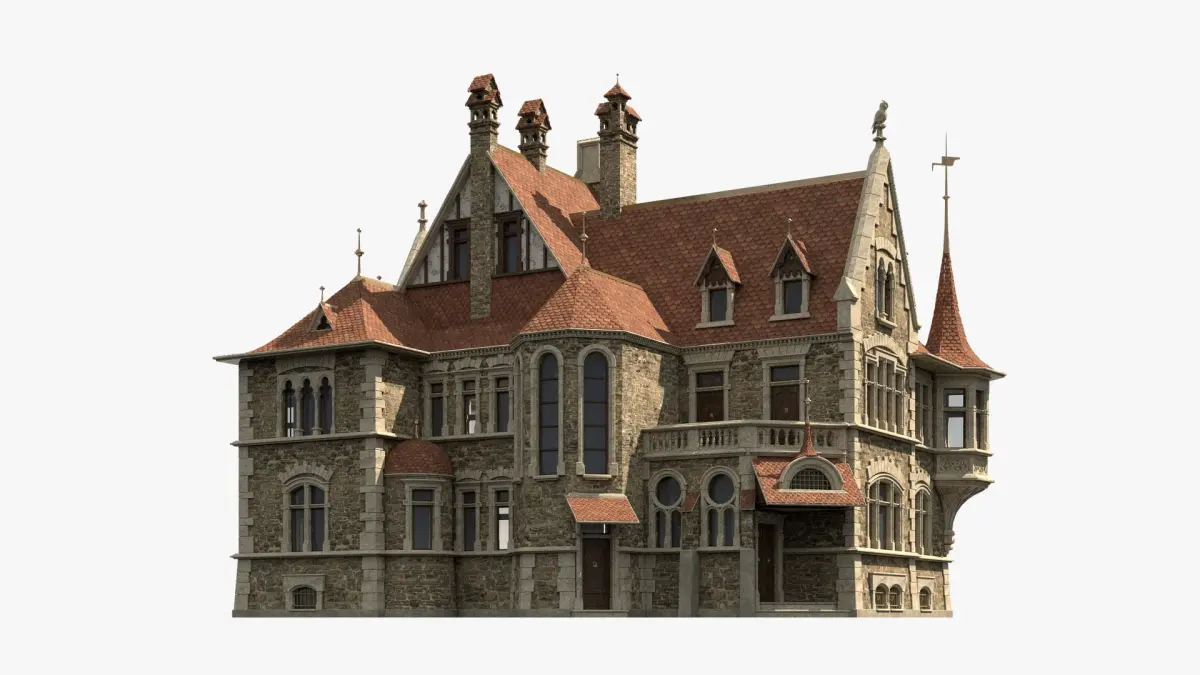 Ancient Mansion 03 3D model