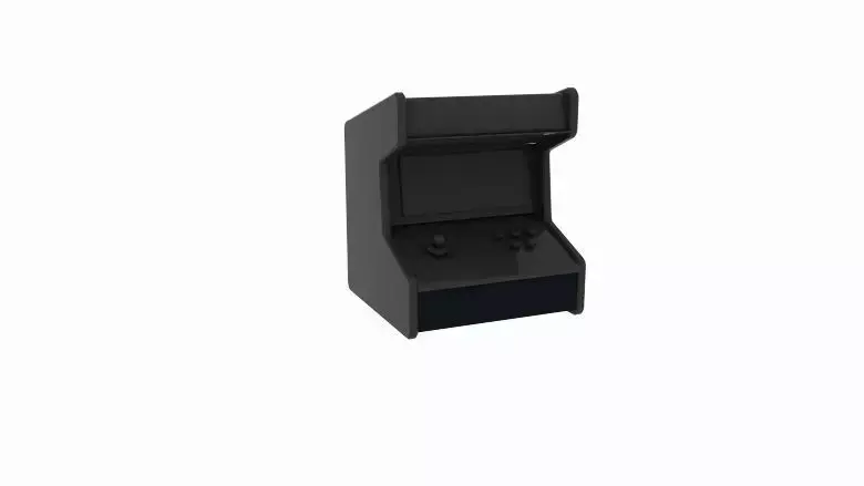 borne arcade cabinet Free 3D model