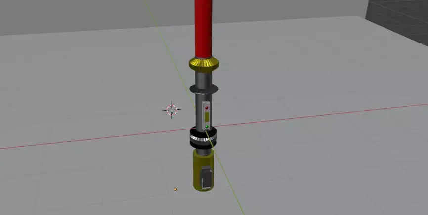 A New type of kyber lightsaber 3D model