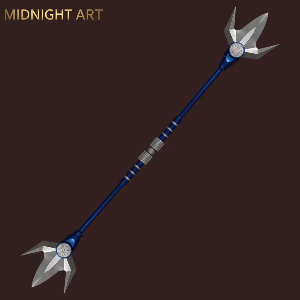 Blue Ranger Inspired Power Lance Joinable Collapsible Version 3D print model