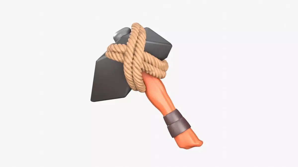 Hammer 3D Illustration 3D model buy