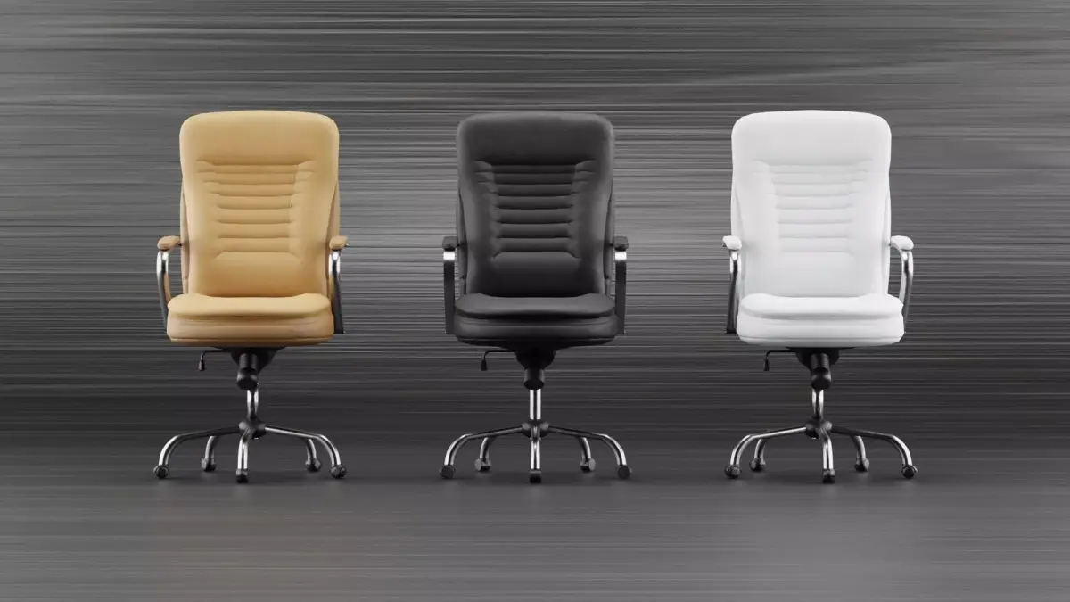 Realistic office chair with multiple colors Low-poly  Free low-poly 3D model