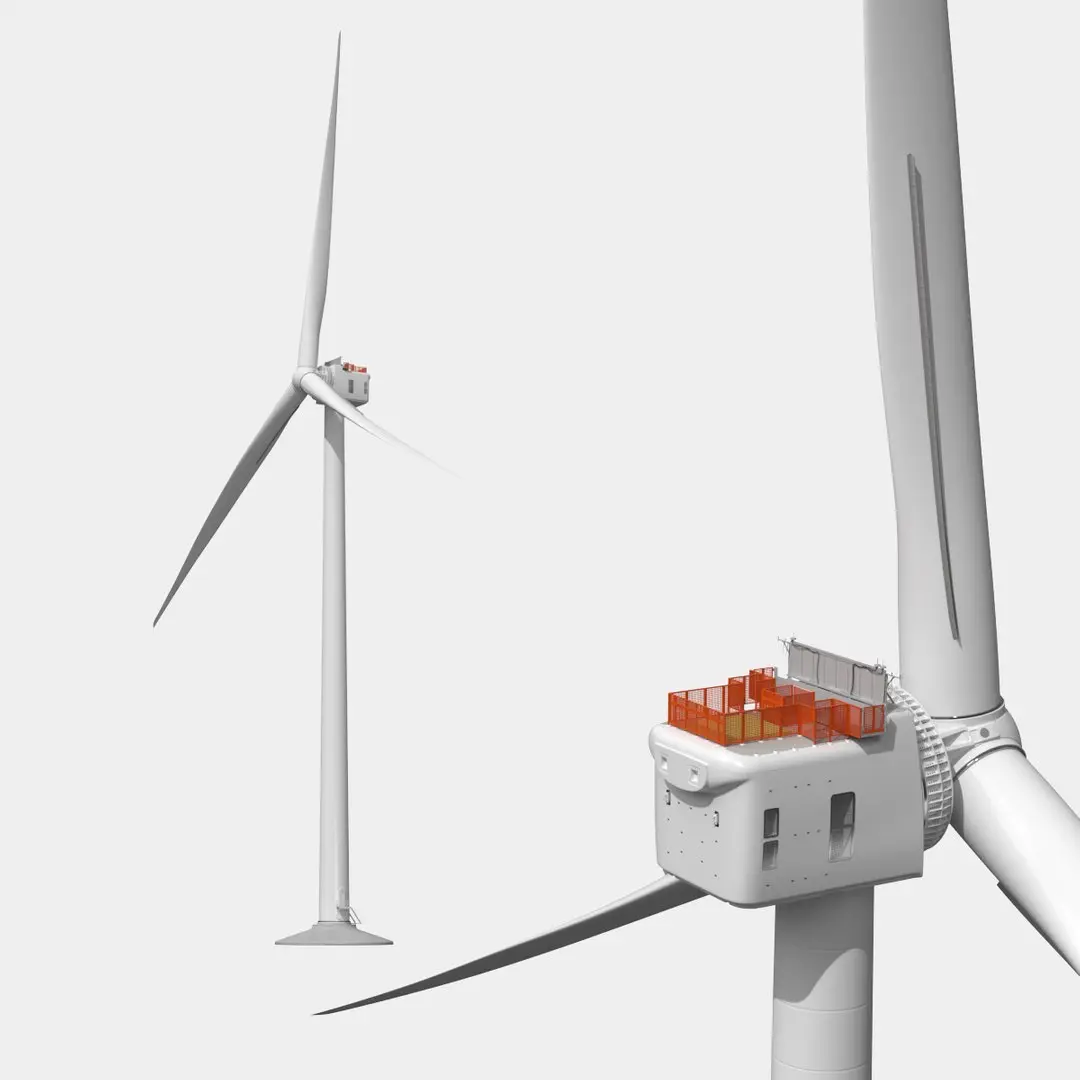 Large Wind Turbine 3D model